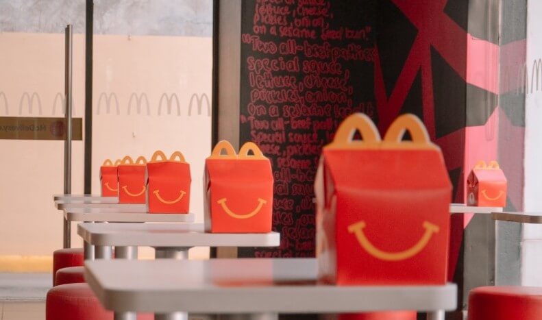 McDonald's happy meals with free smiles