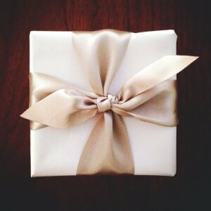 wrapped present